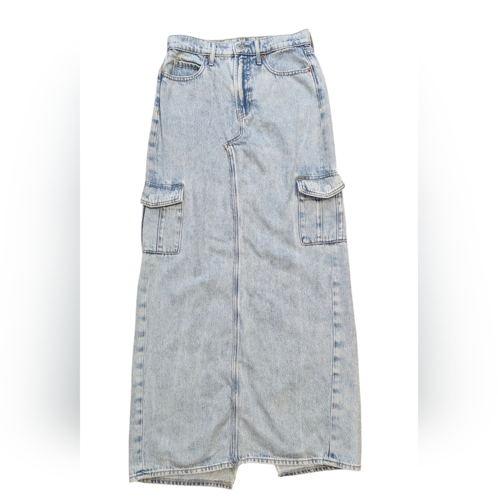 Old Navy Denim cargo Skirt Size 0